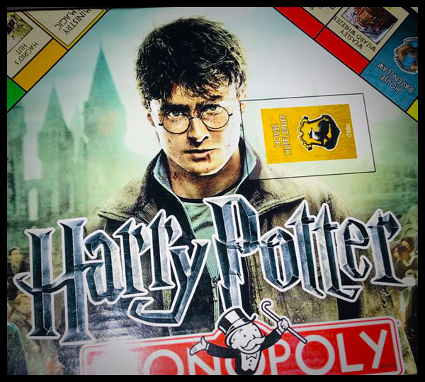 Michelle's Harry Potter Monopoly game box cover art