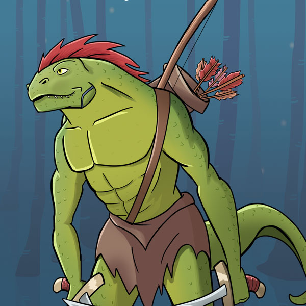 Lizardman character design